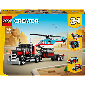 LEGO Creator borta kravas automašīna un helikopters (31146)