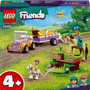 LEGO Friends piekabe ar zirgiem un ponijiem (42634)