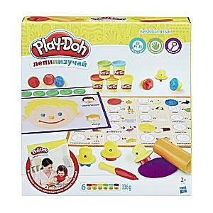 Plastilīna komplekts "Burti un valoda" Hasbro Play-Doh (krievu valoda) 2+ C3581
