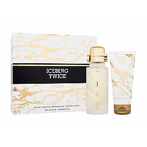 Komplekts 	Twice Gold  Edt 125 ml + Shower Gel 100 ml