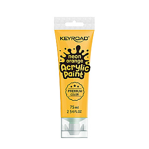 Akrüülvärv Keyroad 75ml, neoon oranz