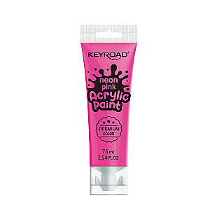 Akrüülvärv Keyroad 75ml, neoon roosa