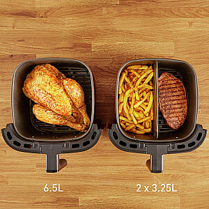 TEFAL Easy Fry & Grill EY801D 6,5 л Автономная фритюрница мощностью 1650 Вт Нержавеющая сталь