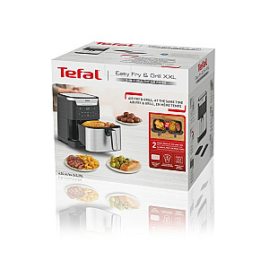 TEFAL Easy Fry & Grill EY801D 6,5 L brīvi stāvošs fritieris 1650 W nerūsējošā tērauda