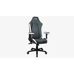 Aerocool Crown AeroSuede universāls spēļu krēsls, polsterēts sēdeklis zils, tērauds