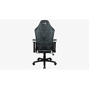 Aerocool Crown AeroSuede universāls spēļu krēsls, polsterēts sēdeklis zils, tērauds