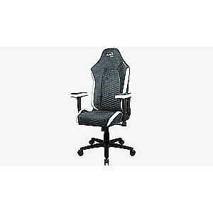 Aerocool Crown AeroSuede universāls spēļu krēsls, polsterēts sēdeklis zils, tērauds