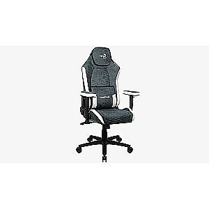 Aerocool Crown AeroSuede universāls spēļu krēsls, polsterēts sēdeklis zils, tērauds