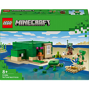 LEGO Minecraft bruņurupuču pludmales māja (21254)