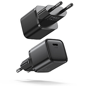 Joyroom быстрое настенное зарядное устройство USB Type C 20W Power Delivery Quick Charge 3.0 AFC черный (L-P202)
