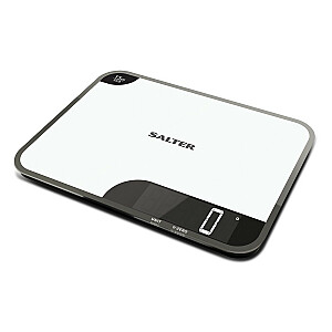 Цифровые кухонные весы Salter 1079 WHDR, максимальная нагрузка 15 кг, разделочная доска — белые