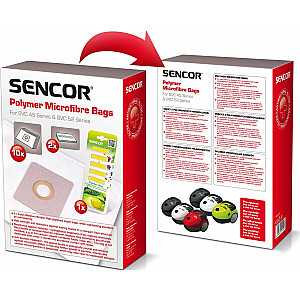 Soma putekļsūcējam Sencor BAGS for SVC 45/52 (10 gab.) + SCENT (5 gab.)