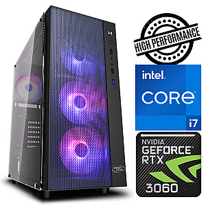 INTOP i7-9700 16GB 500GB SSD NVMe M.2 +3 TB HDD RTX 3060 12GB No-Os