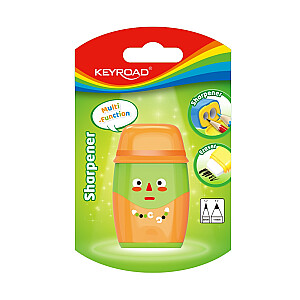 Точилка для карандашей + ластик Keyroad Smiles