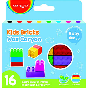 Crayons Keyroad 16-цветные блоки