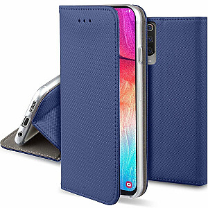 Fusion Magnet Case Grāmatveida Maks Priekš Samsung A202 Galaxy A20e Zils