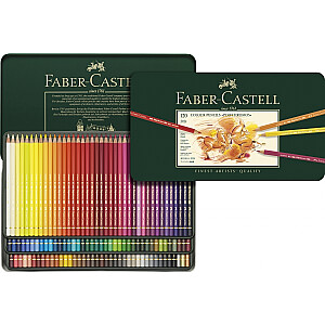 Zīmuļu komplekts metāla kārba Faber-Castell Polychromos Art&Graphic, 120 krāsas