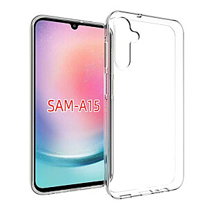 Fusion Ultra Back Case 1 mm silikona aizsargapvalks Samsung A156 Galaxy A15 5G caurspīdīgs
