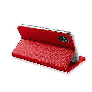 Fusion Magnet Book Case grāmatveida maks Samsung A156 Galaxy A15 5G sarkans