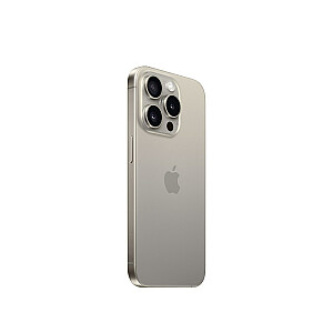 Apple iPhone 15 Pro, 15,5 см (6,1 дюйма), две SIM-карты, iOS 17, 5G, USB Type-C, 128 ГБ, титановый