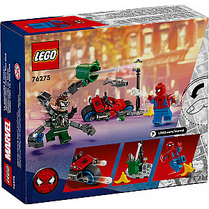 LEGO MERVEL motociklu iedzīšana: Zirnekļcilvēks pret Doc Ok (76275)