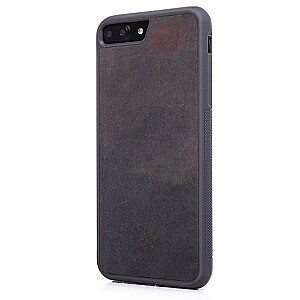 Чехол Woodcessories Stone Collection EcoCase для iPhone 7/8+ черный вулкан sto005