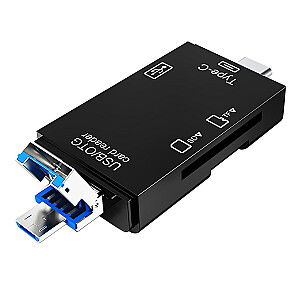 KASETNE VAKOSS 6В1 USB A / MICRO USB / USB C / SD / MICRO SD / USB TC-R425X