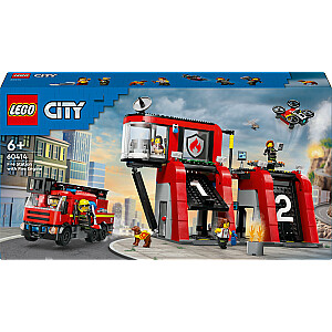 LEGO City ugunsdzēsēju depo ar ugunsdzēsēju mašīnu (60414)