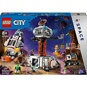 Космическая станция и стартовая площадка для ракет LEGO City (60434)