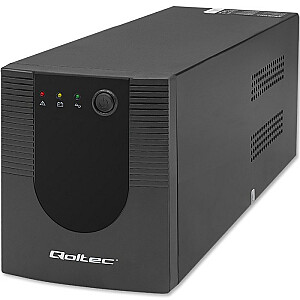 Qoltec 53776 источник бесперебойного питания (ИБП) Линейно-интерактивный 1,5 кВА 900 Вт 4 розетки переменного тока