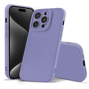 Fusion Softy izturīgs silikona aizsargapvalks Apple iPhone 15 violets
