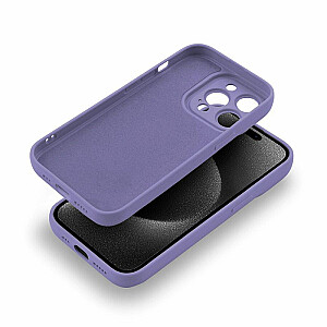 Fusion Softy izturīgs silikona aizsargapvalks Apple iPhone 15 Pro Max violets