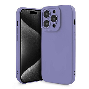 Fusion Softy izturīgs silikona aizsargapvalks Apple iPhone 15 Pro Max violets