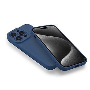 Fusion Softy izturīgs silikona aizsargapvalks Apple iPhone 15 Pro Max zils