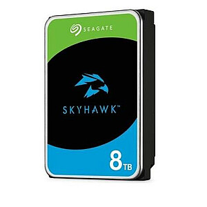HDD SEAGATE SkyHawk 8TB SATA 256 MB 5400 rpm Discs/Heads 4/8 3,5" ST8000VX010