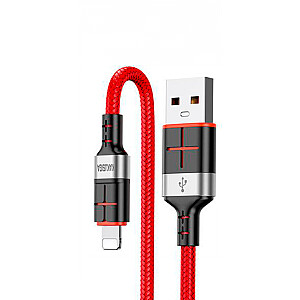 KAKUSIGA KSC-696 USB-A -> Lightning кабель для зарядки 15 Вт | 120 см красный