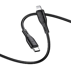 KAKUSIGA KSC-953 USB-C -> Lightning uzlādes kabelis 20W | 100 cm melns
