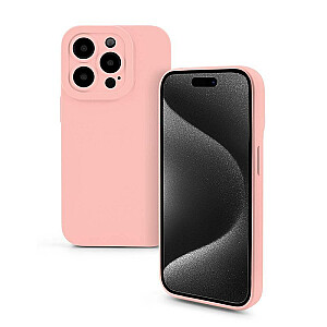 Fusion Softy izturīgs silikona aizsargapvalks Apple iPhone 15 Pro Max rozā