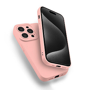 Fusion Softy izturīgs silikona aizsargapvalks Apple iPhone 15 Plus rozā