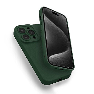 Fusion Softy izturīgs silikona aizsargapvalks Apple iPhone 15 zaļš