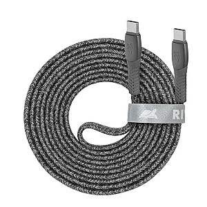 CABLE USB-C TO USB-C 2.1M/GREY PS6105 GR21 RIVACASE