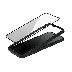Fusion EDGE 5D tālruņa rūdītais stikls ar uzstādīšanas rāmi iPhone 15 Plus tālrunim