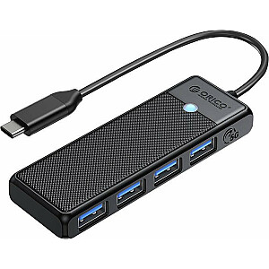 Концентратор USB Orico PAPW4A-C3-015-BK-EP 4x USB-A 3.0 (PAPW4A-C3-015-BK-EP)