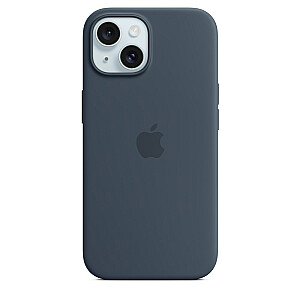 MagSafe silikona maciņš priekš Apple iPhone 15 - tumši zils