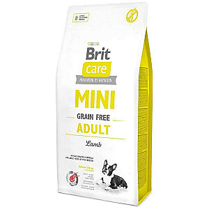 Brit Care Mini Free Grain Free Adult Lamb - Sausā suņu barība - 7 kg