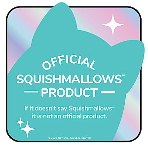 SQUISHMALLOWS W17 Plīša rotaļlieta, 19 cm