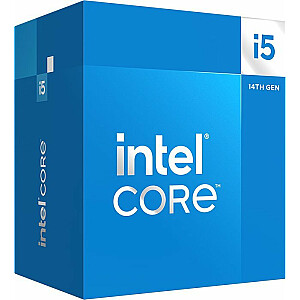 Intel® Core™ i5-14400 procesors galddatora procesors 10 kodoli (6 P kodoli + 4 E kodoli) līdz 4,7 GHz