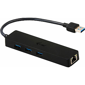 Hub USB I-TEC 1x RJ-45 + 3x USB-A 3.0 (U3GL3SLIM)