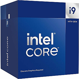 Intel® Core™ i9-14900F galddatora procesors ar 24 kodoliem (8 P kodoli + 16 E kodoli) līdz 5,8 GHz