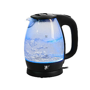 Электрический чайник LAFE CEG012.2 1,7 л 2200 Вт Черный, Прозрачный